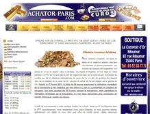 Tablet Screenshot of achator-paris.com